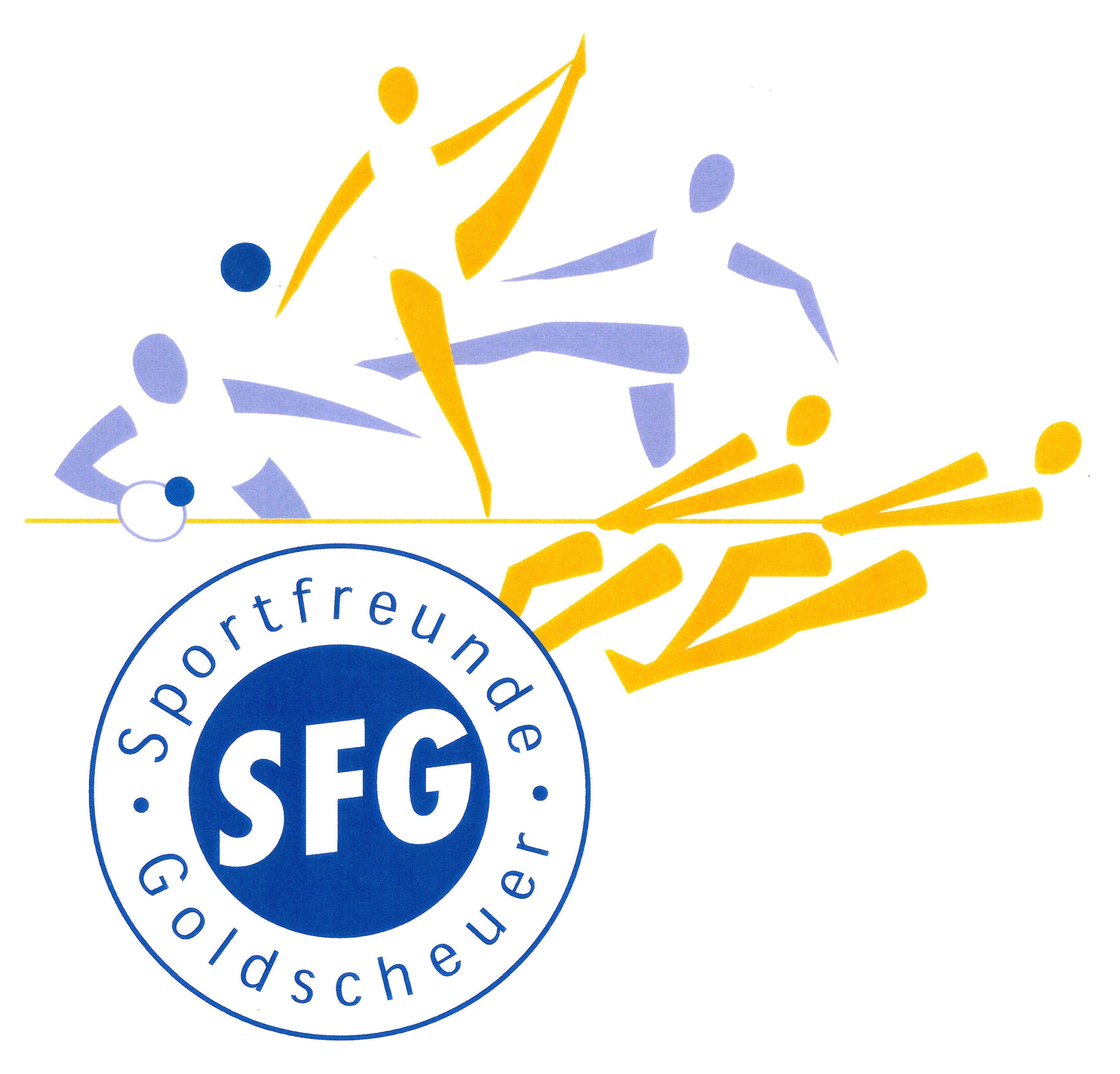 Logo der Sportfreunde Goldscheuer mit den Vereinssportarten
