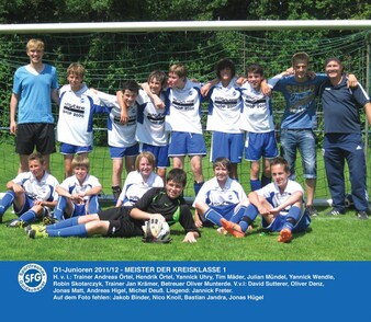 D-Junioren Meister 2011/2012
